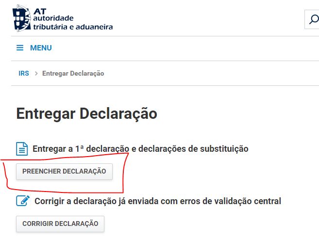 Preencher declaração