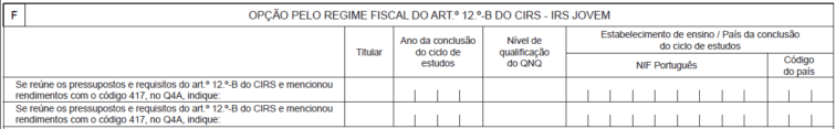 opção pelo regime fiscal