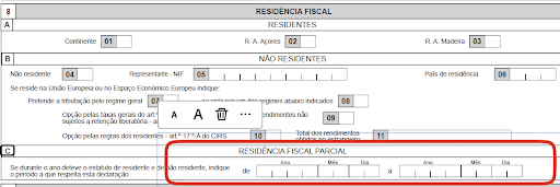 Residéncia Fiscal