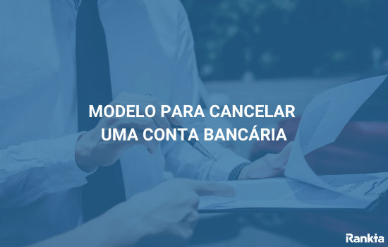 Modelo para cancelar uma conta