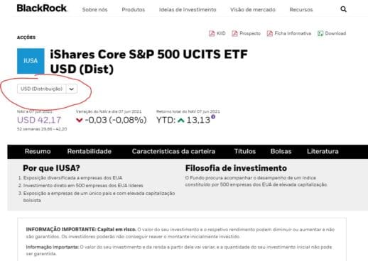 iShares Core S&P 500 UCITS ETF USD (Dist)