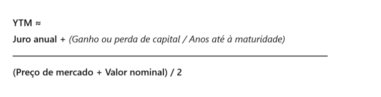 Fórmula YTM