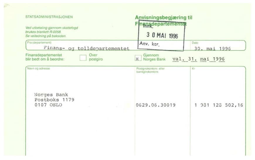 transferência fundo noruega