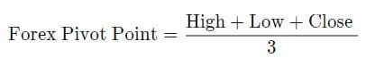 Pivot Point Formula