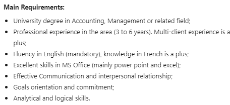 deloitte requisitos