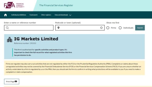 Financial Conduct Authority (FCA)