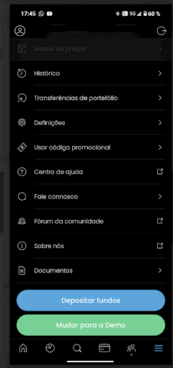 definições TrADING 212