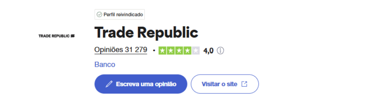 Trade Republic Trustpilot