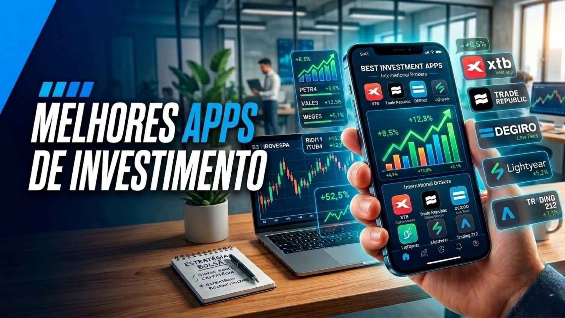 Melhores apps de investimentos