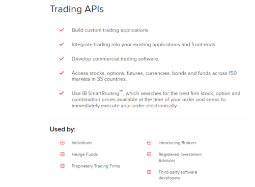 Trading APIs IBKR