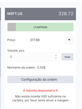 preço ação microsoft