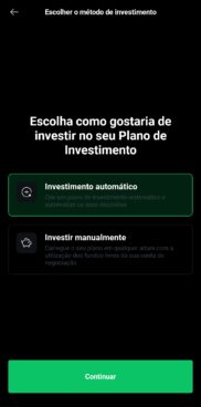 Investimento automático vs manual XTB