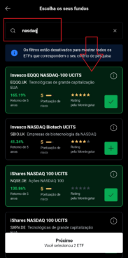 procurar novos ETFs XTB