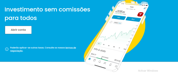 trading 212 sem comissões