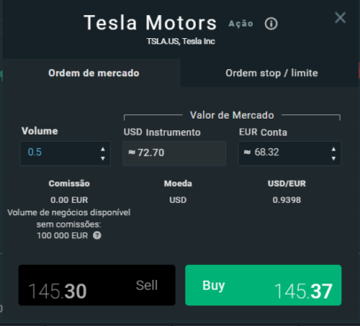 abrir ticket tesla