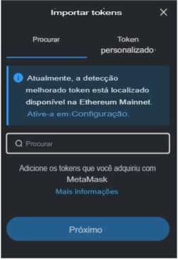 importar tokens