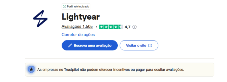 Trustpilot Lightyear