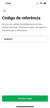Código promocional rankia