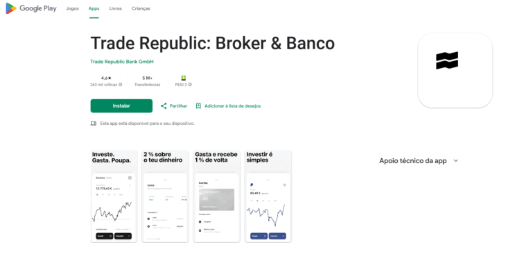 Google Play Trade Republic