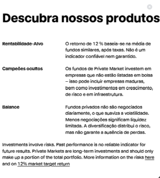 Que tipos de fundos de Private Markets estão disponíveis na Trade Republic?