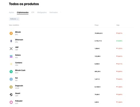 procurar criptomonedas na Trade Republic