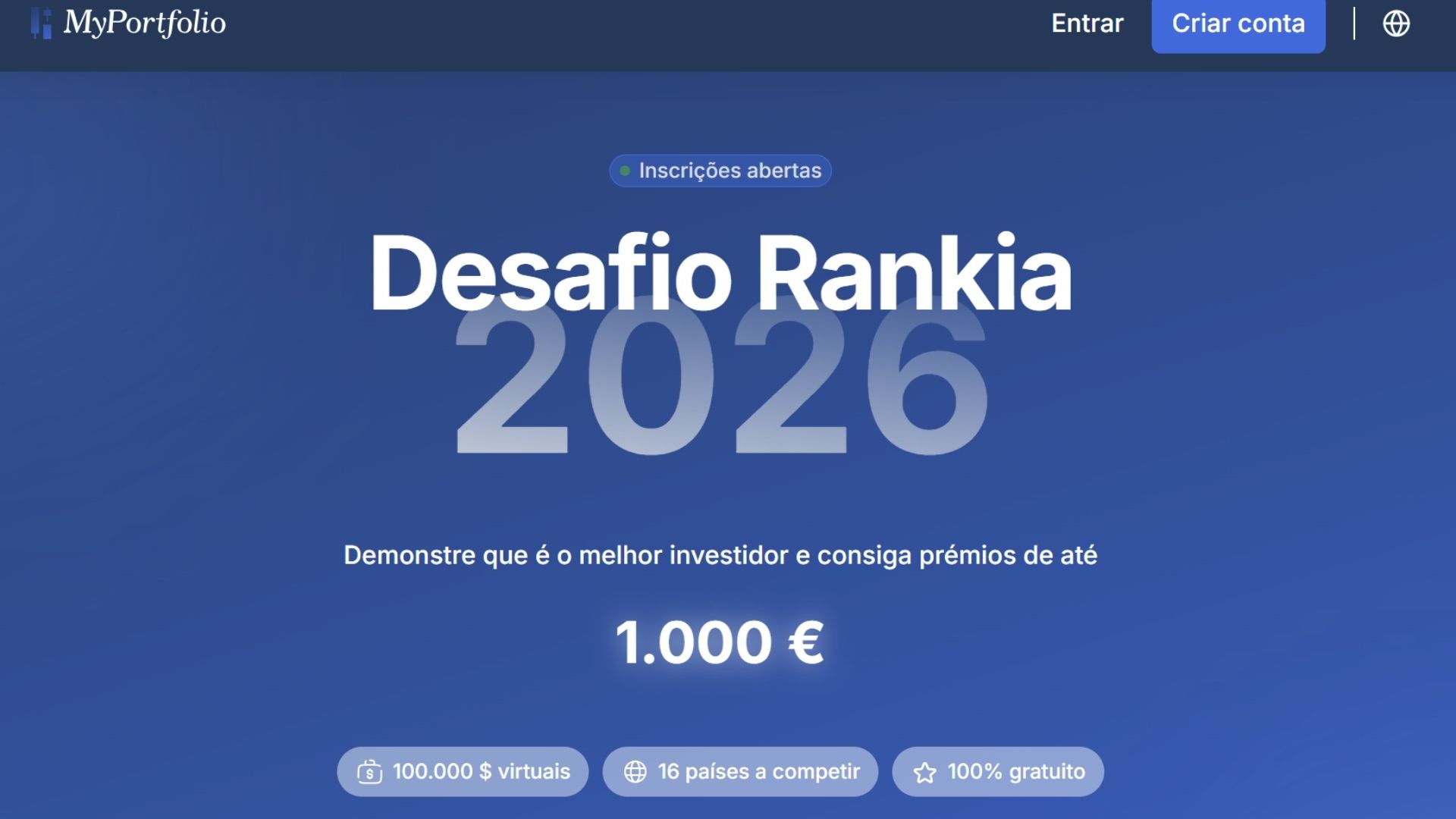 Desafio Rankia 2026: