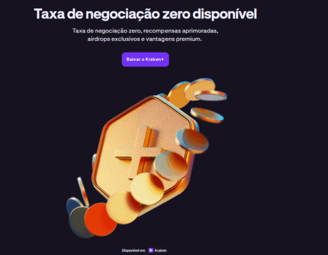 Exemplo de conta Kraken+
