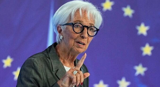 christine lagarde em uma foto