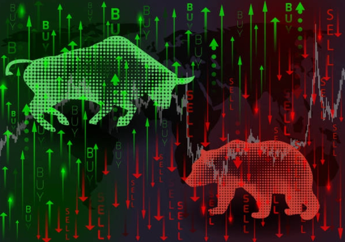 Ursos e toros em bolsa